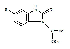 2H-benzimidazol-2-one,5-fluoro-1,3-dihydro-1-(1-methylethenyl)-(9ci)Structure,406945-10-6Structure 2H-benzimidazol-2-one,5-fluoro-1,3-dihydro-1-(1-methylethenyl)-(9ci) Structure,406945-10-6Structure