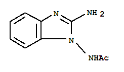 Acetamide, n-(2-amino-1h-benzimidazol-1-yl)-(9ci) Structure,40697-63-0Structure