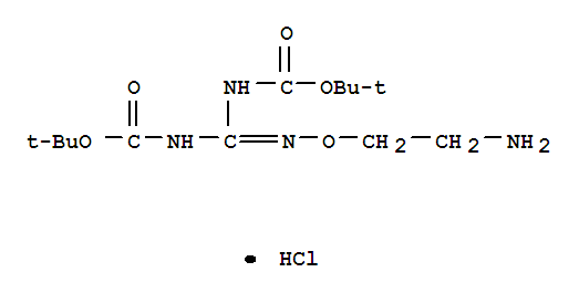 Aminoethoxy-di-boc-guanidine hydrochloride Structure,409081-80-7Structure