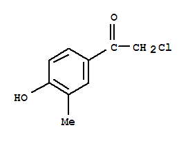 Ethanone, 2-chloro-1-(4-hydroxy-3-methylphenyl)-(9ci) Structure,40943-24-6Structure