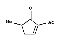 2-Cyclopenten-1-one, 2-acetyl-5-methyl-(9ci) Structure,412016-68-3Structure