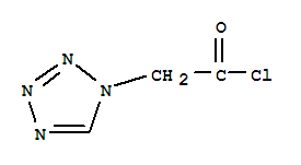 1H-Tetrazole-1-acetyl chloride Structure,41223-92-1Structure