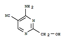 4-Amino-2-(hydroxymethyl)-5-pyrimidinecarbonitrile Structure,412277-96-4Structure