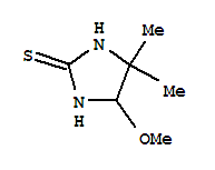 (9ci)-5-甲氧基-4,4-二甲基-2-咪唑啉硫酮結(jié)構(gòu)式_412301-14-5結(jié)構(gòu)式