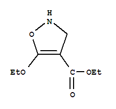 (9ci)-5-乙氧基-2,3-二氫-4-異噁唑羧酸乙酯結(jié)構(gòu)式_412304-62-2結(jié)構(gòu)式