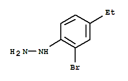 Hydrazine, (2-bromo-4-ethylphenyl)-(9ci) Structure,412925-71-4Structure