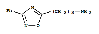 3-Phenyl-1,2,4-oxadiazole-5-propanamine Structure,41470-96-6Structure