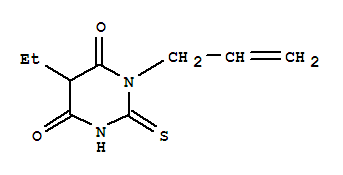 (9ci)-5-乙基二氫-1-(2-丙烯基)-2-硫氧代-4,6(1H,5h)-嘧啶二酮結(jié)構(gòu)式_415702-86-2結(jié)構(gòu)式