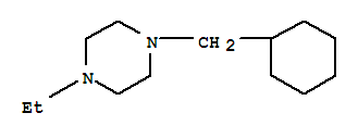 Piperazine, 1-(cyclohexylmethyl)-4-ethyl-(9ci) Structure,415924-99-1Structure