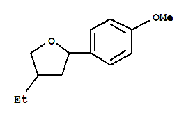 Furan, 4-ethyltetrahydro-2-(4-methoxyphenyl)-(9ci) Structure,415936-10-6Structure