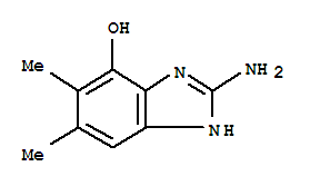 1H-benzimidazol-4-ol,2-amino-5,6-dimethyl-(9ci) Structure,419564-13-9Structure