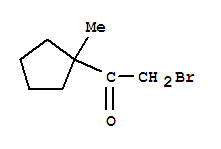 (9ci)-2-溴-1-(1-甲基環(huán)戊基)-乙酮結構式_42253-38-3結構式