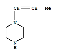 Piperazine, 1-(1-propenyl)-(9ci) Structure,42299-64-9Structure