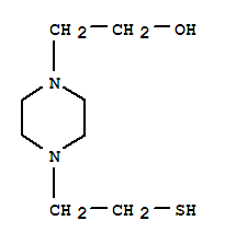 1-Piperazineethanol,4-(2-mercaptoethyl)-(9ci) Structure,42302-15-8Structure