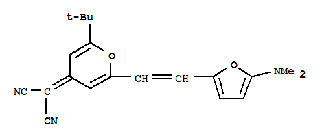 (9ci)-[2-[2-[5-(二甲基氨基)-2-呋喃]乙烯]-6-(1,1-二甲基乙基)-4H-吡喃-4-基]-丙二腈結(jié)構(gòu)式_424835-57-4結(jié)構(gòu)式