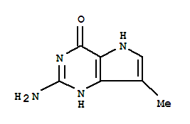 4H-pyrrolo[3,2-d]pyrimidin-4-one,2-amino-1,5-dihydro-7-methyl-(9ci) Structure,425427-93-6Structure