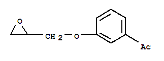 1-[3-(環(huán)氧-2-甲氧基)苯基]乙酮結構式_42865-03-2結構式