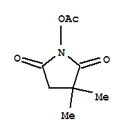 2,5-Pyrrolidinedione,1-(acetyloxy)-3,3-dimethyl-(9ci) Structure,428861-30-7Structure