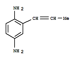 1,4-Benzenediamine,2-(1-propenyl)-(9ci) Structure,432027-49-1Structure