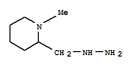 1-((1-Methylpiperidin-2-yl)methyl)hydrazine Structure,432518-29-1Structure