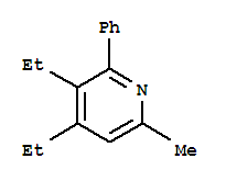 Pyridine,3,4-diethyl-6-methyl-2-phenyl-(9ci) Structure,432556-34-8Structure