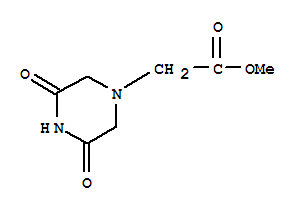 1-Piperazineaceticacid,3,5-dioxo-,methylester(9ci) Structure,434314-27-9Structure