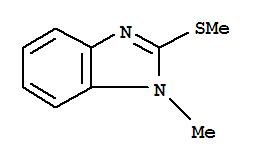 1H-benzimidazole,1-methyl-2-(methylthio)-(8ci,9ci) Structure,4344-61-0Structure