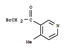 Ethanone, 2-bromo-1-(4-methyl-3-pyridinyl)-(9ci) Structure,435271-22-0Structure