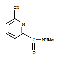 2-Pyridinecarboxamide,6-cyano-n-methyl-(9ci) Structure,435273-30-6Structure