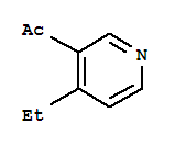 1-(4-乙基-3-吡啶)-乙酮結(jié)構(gòu)式_435273-43-1結(jié)構(gòu)式