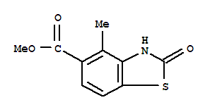 5-Benzothiazolecarboxylicacid,2,3-dihydro-4-methyl-2-oxo-,methylester(9ci) Structure,437651-66-6Structure