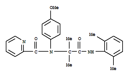 2-Pyridinecarboxamide,n-[2-[(2,6-dimethylphenyl)amino]-1,1-dimethyl-2-oxoethyl]-n-(4-methoxyphenyl)-(9ci) Structure,438540-23-9Structure