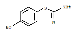 2-(乙基硫代)苯并[d]噻唑-5-醇結構式_439085-86-6結構式