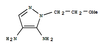 1H-pyrazole-4,5-diamine, 1-(2-methoxyethyl)- Structure,439902-06-4Structure