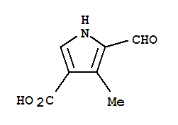 5-Formyl-4-methyl-1h-pyrrole-3-carboxylic acid Structure,442563-21-5Structure