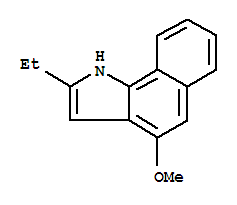 1H-benz[g]indole,2-ethyl-4-methoxy-(9ci) Structure,443911-42-0Structure