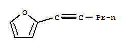 Furan, 2-(1-pentynyl)-(9ci) Structure,445424-07-7Structure