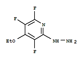 2(1H)-pyridinone,4-ethoxy-3,5,6-trifluoro-,hydrazone(9ci) Structure,445465-80-5Structure