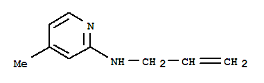 2-Pyridinamine,4-methyl-n-2-propenyl-(9ci) Structure,446061-18-3Structure