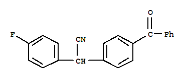 2-(4-Benzoylphenyl)-2-(4-fluorophenyl)acetonitrile Structure,446275-89-4Structure