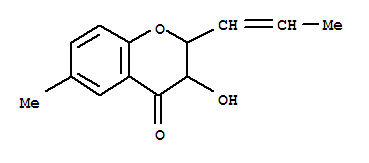 4H-1-benzopyran-4-one, 2,3-dihydro-3-hydroxy-6-methyl-2-(1-propenyl)-(9ci) Structure,447404-11-7Structure