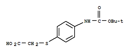 Boc-(4-aminophenylthio)acetic acid Structure,447414-44-0Structure