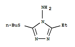 4H-1,2,4-triazol-4-amine,3-(butylthio)-5-ethyl-(9ci) Structure,449745-92-0Structure