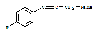 2-Propyn-1-amine,3-(4-fluorophenyl)-n-methyl-(9ci) Structure,450357-63-8Structure