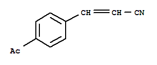 2-Propenenitrile, 3-(4-acetylphenyl)-(9ci) Structure,457602-70-9Structure