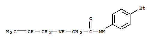 Acetamide, n-(4-ethylphenyl)-2-(2-propenylamino)-(9ci) Structure,457617-18-4Structure