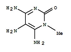 2(1H)-pyrimidinone, 4,5,6-triamino-1-methyl- Structure,45864-27-5Structure