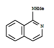 (9ci)-n-甲基-1-異喹啉胺結(jié)構(gòu)式_46000-11-7結(jié)構(gòu)式