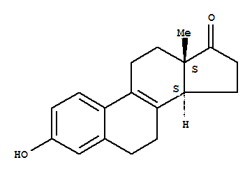 8,9-去氫雌酮結(jié)構(gòu)式_474-87-3結(jié)構(gòu)式