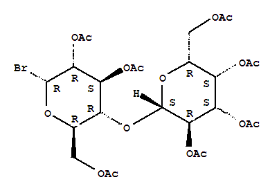 2,3,6,2’,3’,4’,6’-Hepta-o-acetyl-α-d-lactosyl bromide Structure,4753-07-5Structure